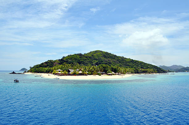 Castaway Island in Fiji.